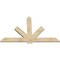 Ekena Millwork Kennewick Rough Sawn Timber Gable Bracket, Douglas Fir, 72"W x 45"H x 2"D x 6"F, 15/12 Pitch GBW072X45X0206KEN00RDF - alternate 2